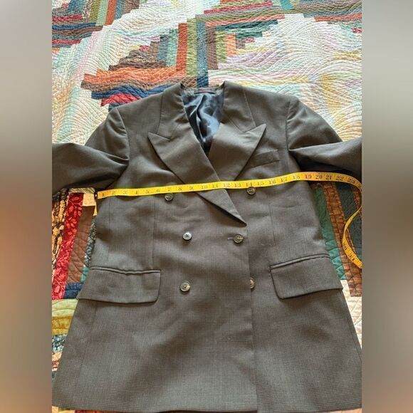 🌞TWO PIECE SET Vintage Andre Villard Paris Suit Jacket and Pants Men’s Size 37R - Picture 6 of 12